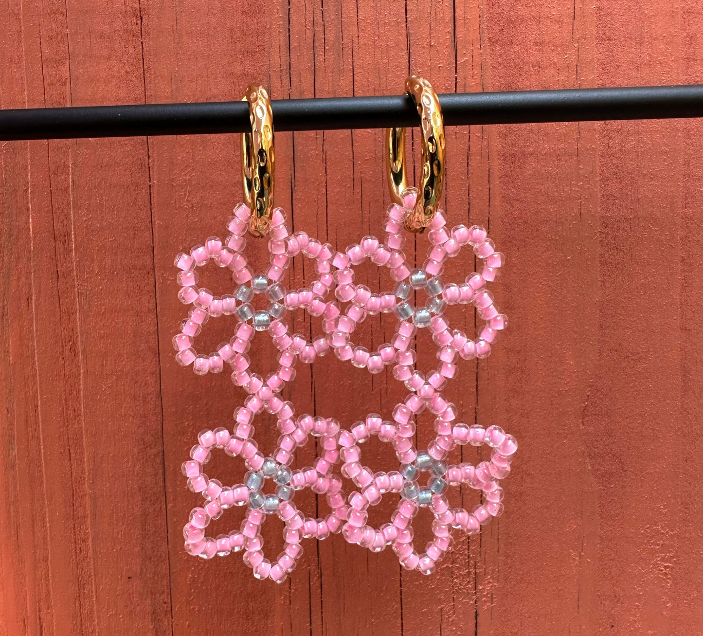 FLOWR oorbel - Soft pink